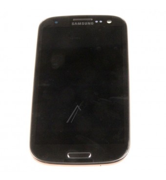 Samsung i9305 S3 ekranas su lietimui jautriu stikliuku ir rėmeliu originalus